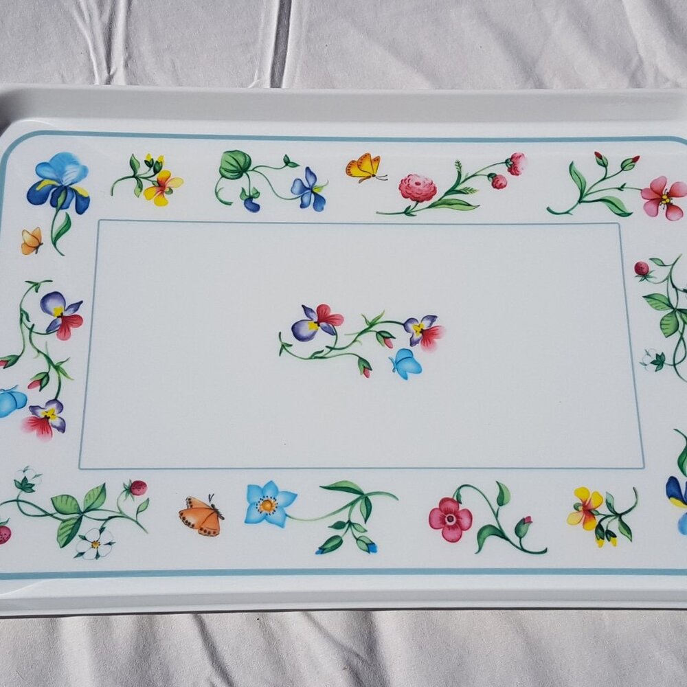 Large Vintage Villeroy & Boch "Mariposa" Serving Tray, Italy
